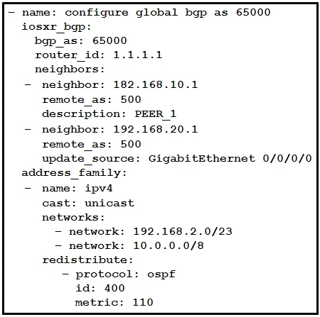 Exam 300-535: Question 8 - Image 1