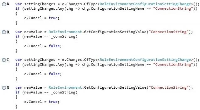 Exam 70-532: Question 1 - Image 2