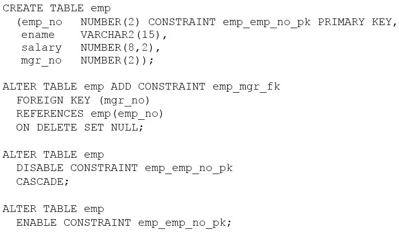 Exam 1z0-071: Question 7 - Image 1