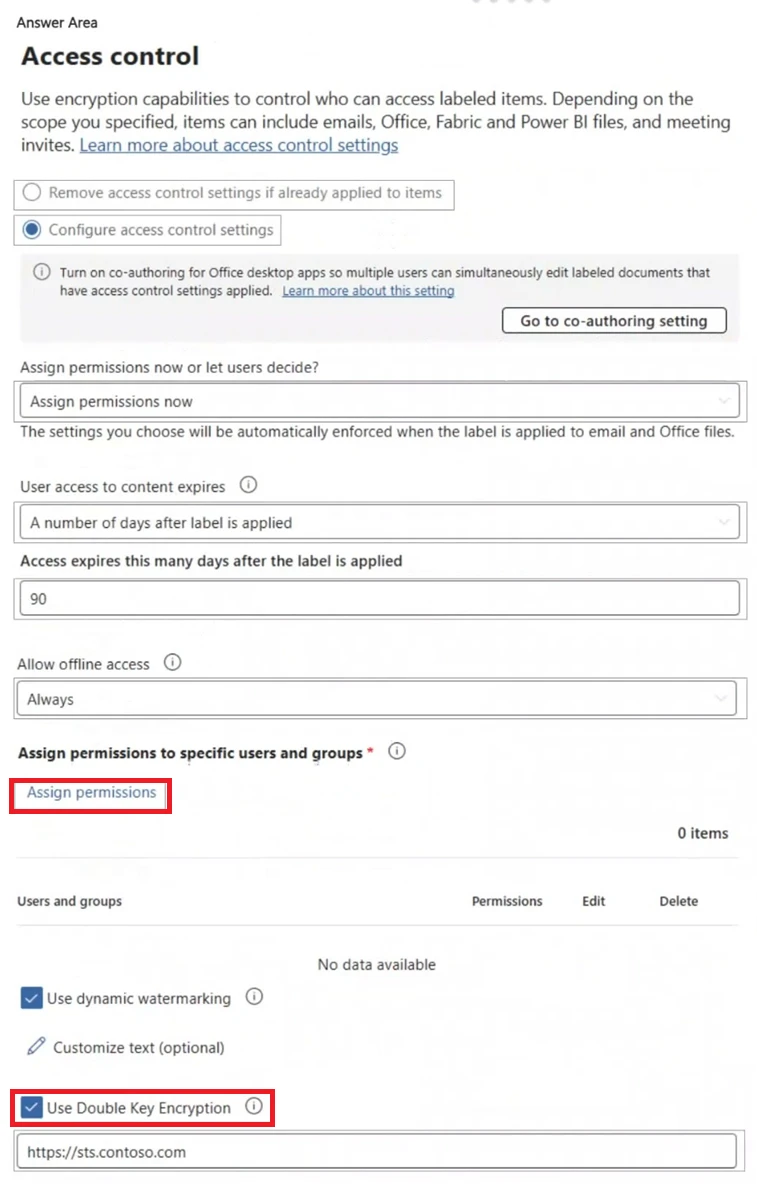Exam SC-401: Question 8 - Image 2