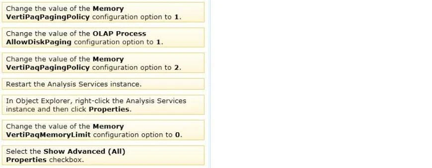 Exam 70-466: Question 7 - Image 1