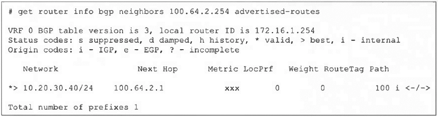 Exam FCSS_NST_SE-7.4: Question 4 - Image 1