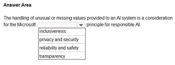 Exam AI-900: Question 6 - Image 1