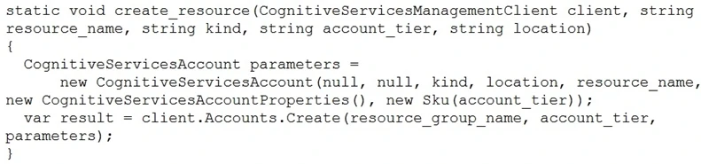 Exam AI-102: Question 9 - Image 1