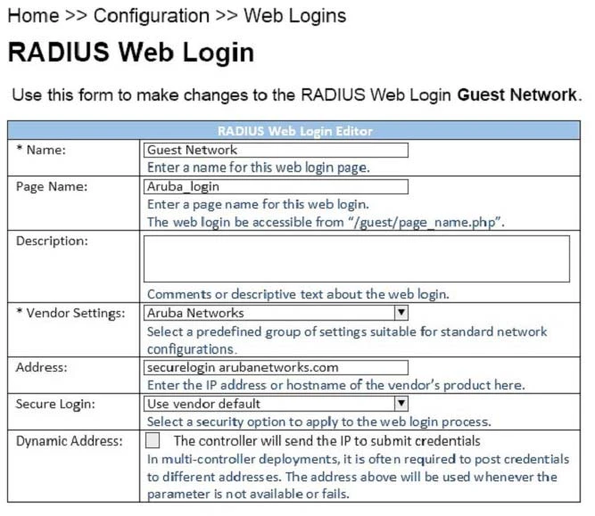 Exam HPE6-A15: Question 10 - Image 1