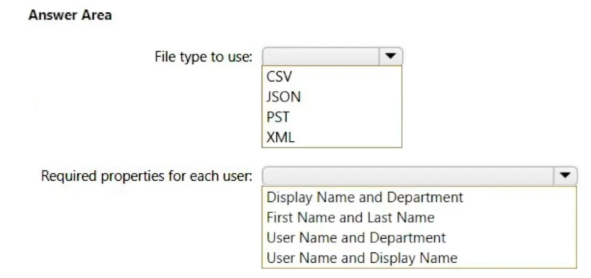 Exam MS-102: Question 7 - Image 1