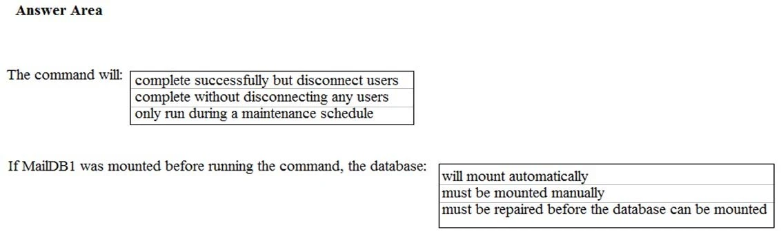 Exam MS-202: Question 5 - Image 1