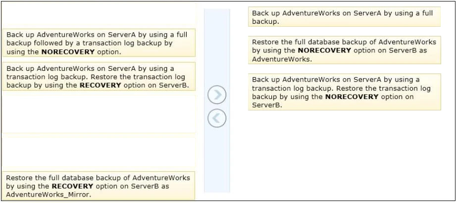 Exam 70-462: Question 7 - Image 2