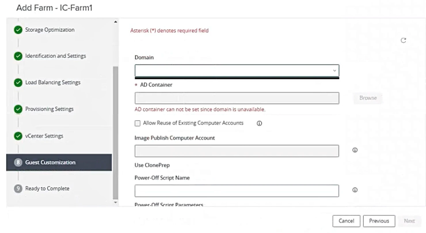 Exam 2V0-51.23: Question 2 - Image 1