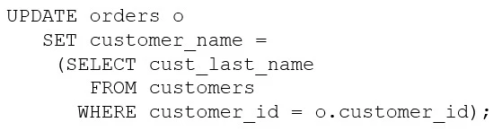 Exam 1z0-071: Question 8 - Image 1