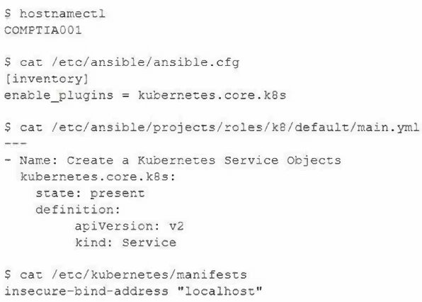 Exam CAS-005: Question 4 - Image 1