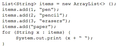 Exam 1z0-811: Question 9 - Image 1