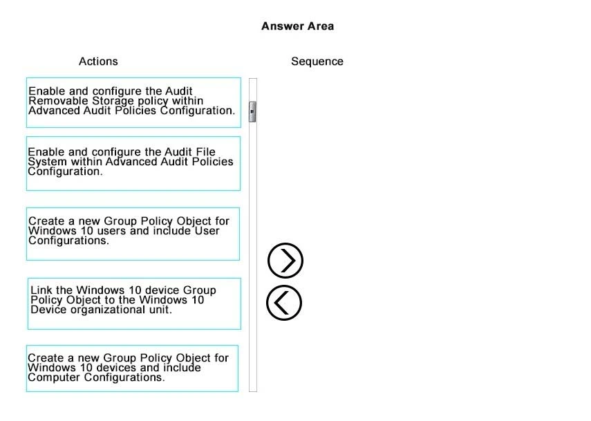 Exam 70-398: Question 3 - Image 1