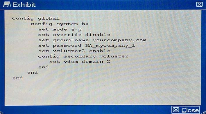 Exam NSE8: Question 4 - Image 1