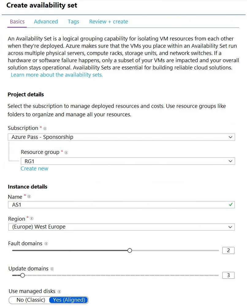 Exam AZ-303: Question 7 - Image 1