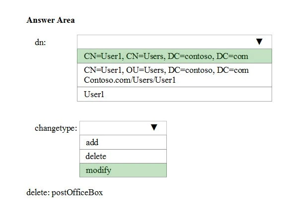 Exam 70-742: Question 6 - Image 2