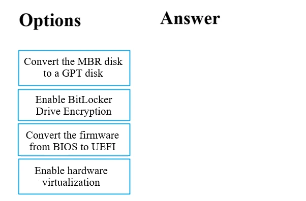 Exam MD-101: Question 4 - Image 1