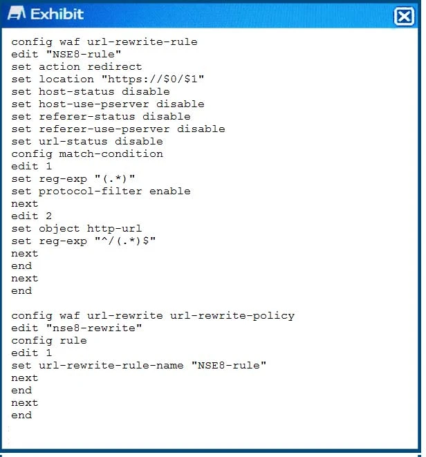 Exam NSE8_810: Question 7 - Image 1
