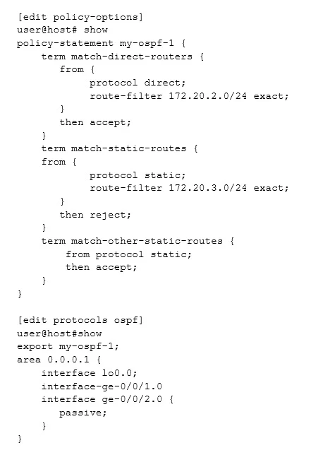 Exam JN0-361: Question 1 - Image 1