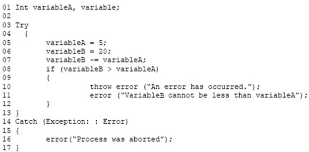 Exam MB6-894: Question 10 - Image 1