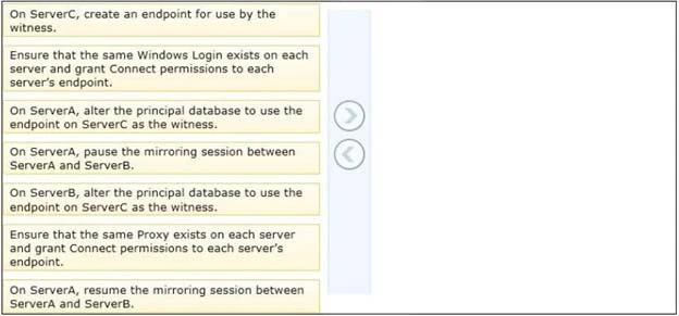 Exam 70-462: Question 3 - Image 1