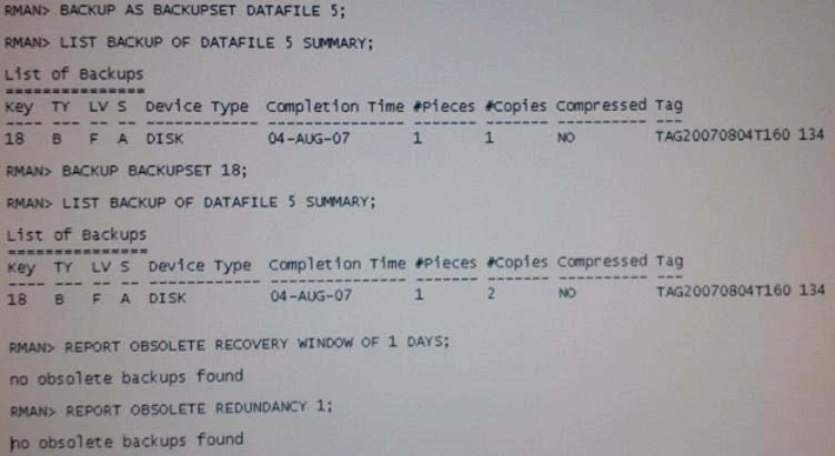 Exam 1z0-034: Question 10 - Image 1