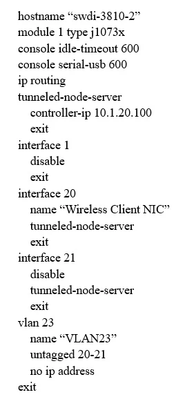 Exam HPE6-A44: Question 9 - Image 1
