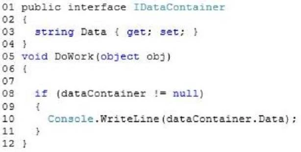 Exam 70-483: Question 10 - Image 1