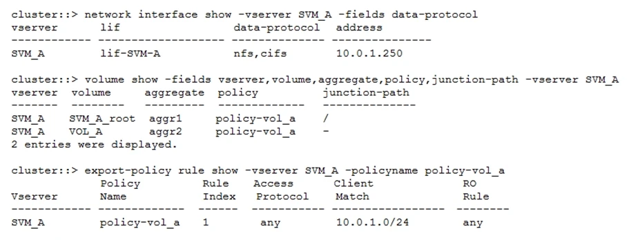 Exam NS0-162: Question 8 - Image 1