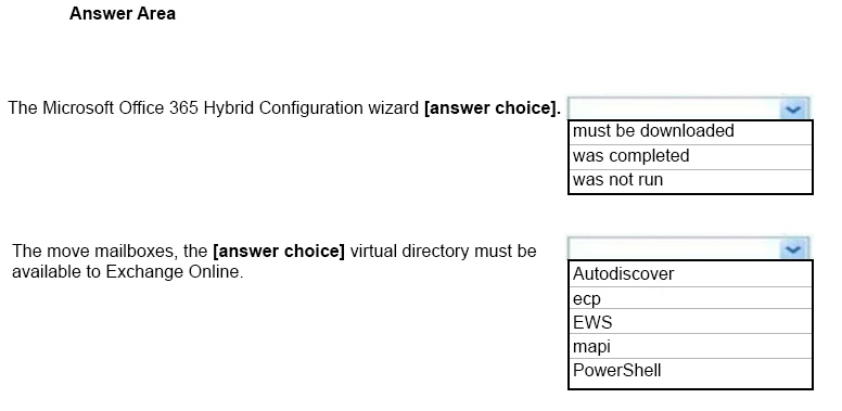 Exam MS-201: Question 9 - Image 2