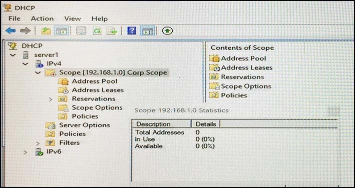 Exam 70-741: Question 1 - Image 1