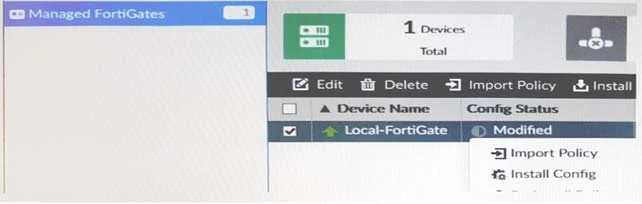 Exam NSE5_FMG-5.4: Question 2 - Image 1