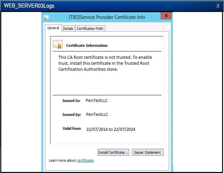 Exam CS0-001: Question 1 - Image 6