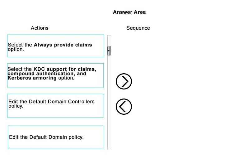 Exam 70-398: Question 6 - Image 1