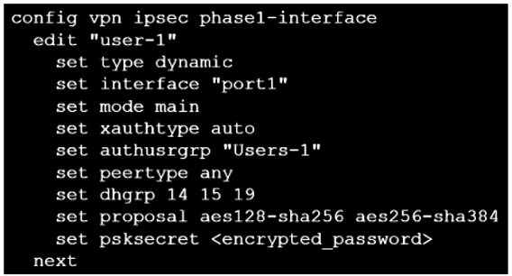 Exam NSE7_EFW-7.0: Question 10 - Image 1