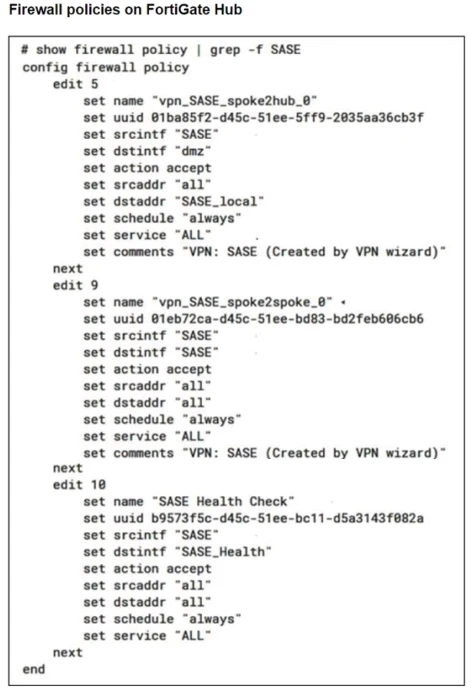 Exam FCSS_SASE_AD-23: Question 9 - Image 5