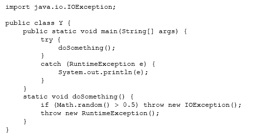 Exam 1z0-803: Question 8 - Image 1