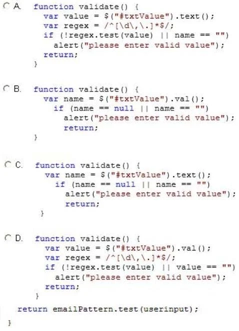 Exam 70-480: Question 2 - Image 1